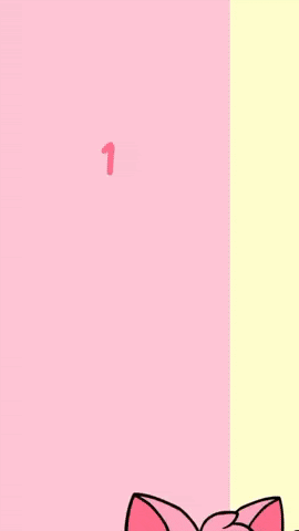 Happy 4th Cute Cats Counting Animation GIF