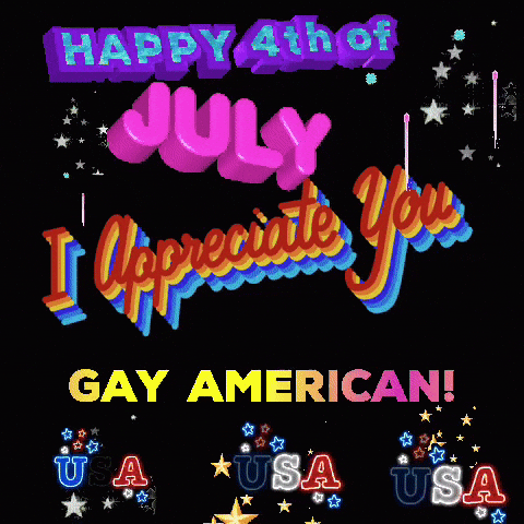 Happy 4th July I Appreciate You Gay American