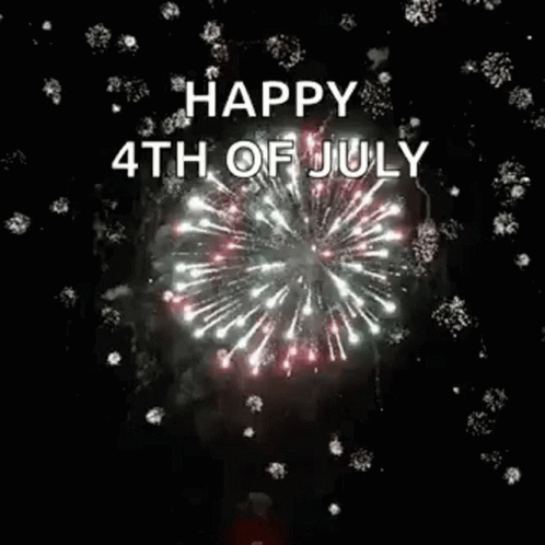 Happy 4th of July Fireworks Greeting Card