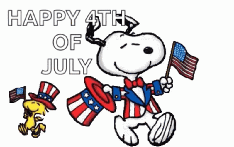 Happy 4Th Of July Snoopy GIF