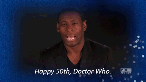Happy 50th Birthday Greeting Doctor Who GIF