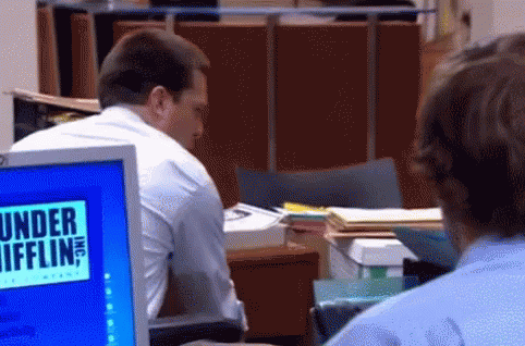 Happy Admin Day The Office Andy Bernard GIF
