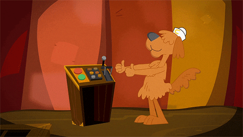 Happy Agree Dog While Standing GIF