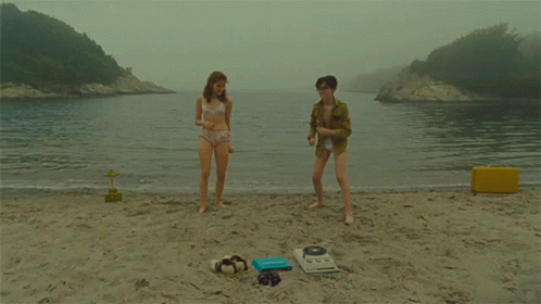Happy Alone At The Beach Birthday GIF