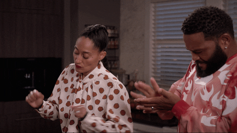 Happy Andre Johnson And Tracee Ellis Ross GIF