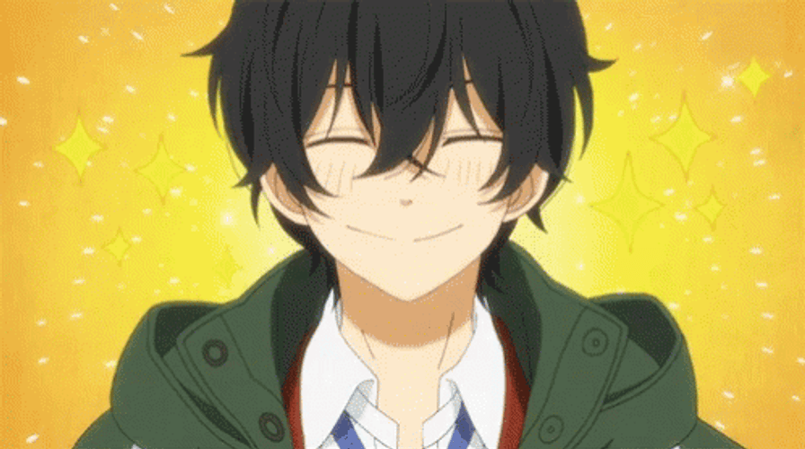 Happy Anime Boy Smiling GIF | GIFDB.com