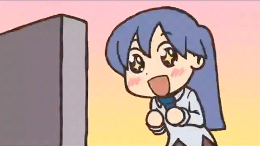 Happy Anime Chihaya Kisaragi GIF 
