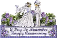 Happy Anniversary Bride and Groom