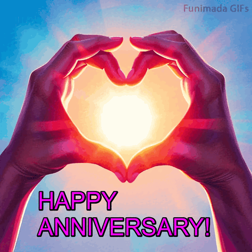 Happy Anniversary Card With Heart