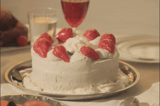 Happy Anniversary Funny Smash Stomp Foot Cake GIF