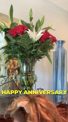 Happy Anniversary Funny Woman Banana Thumbs Up GIF