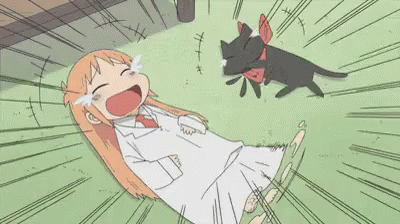 Happy April Fools Day Nichijou Hakase Anime Laughing GIF