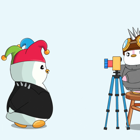 Happy April Fools Day Pudgy Penguins GIF
