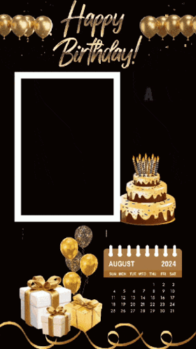 Happy August Birthday Putri Bulan GIF