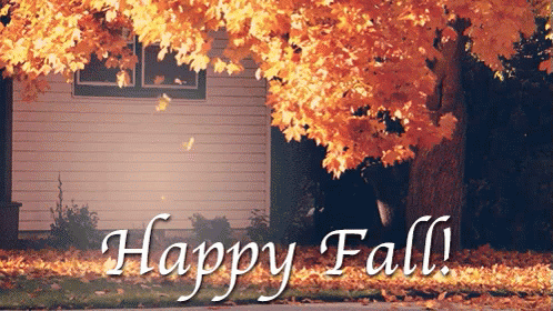 Happy Autumn Falls Aesthetic GIF