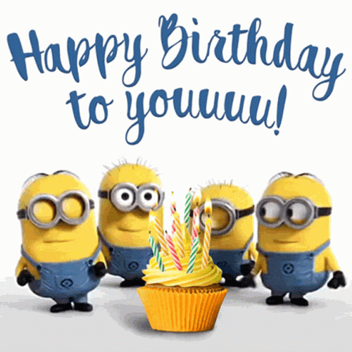Happy Bday Minion Clair GIF