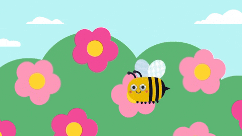 Happy Bee's First Day Of Spring GIF