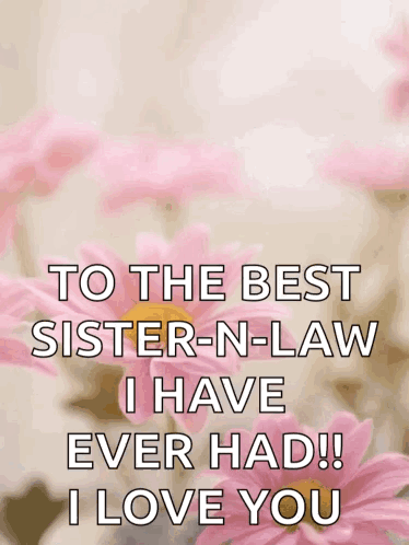 Happy Best Sister-in-Law Card