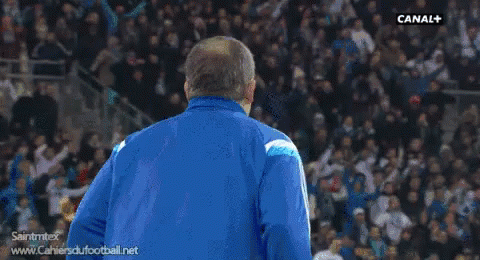 Happy Bielsa Jumping And Hugs Colleague GIF