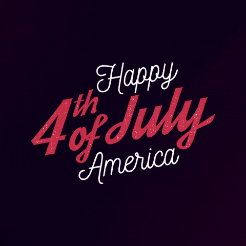 Happy Birthday America Breathtaking Fireworks Display GIF