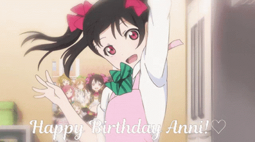 Happy Birthday Anime Aruu Nico GIF