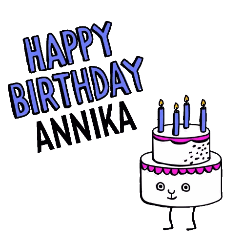 Happy Birthday Annika Cake