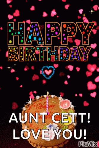 Happy Birthday Aunt Love You GIF