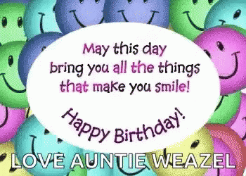 Happy Birthday Aunt Quotes GIF