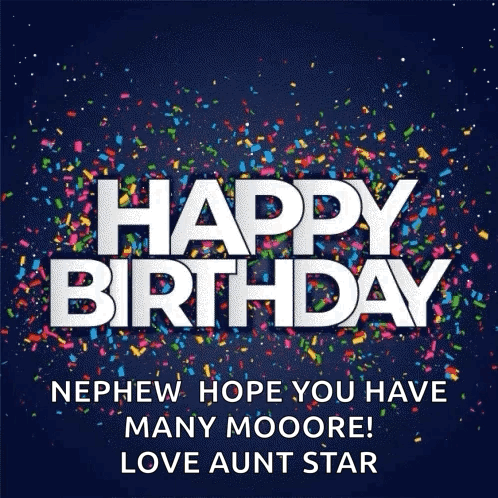 Happy Birthday Aunt Wishes GIF
