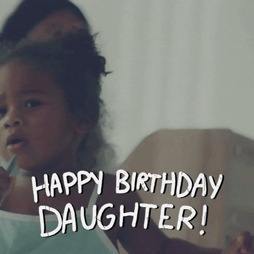 Happy Birthday Baby Daughter Video Clip GIF 