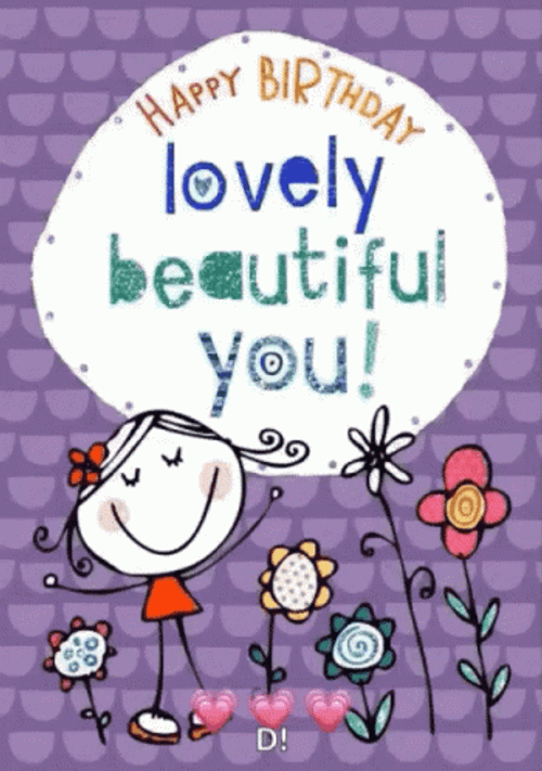 Happy Birthday Beautiful You GIF