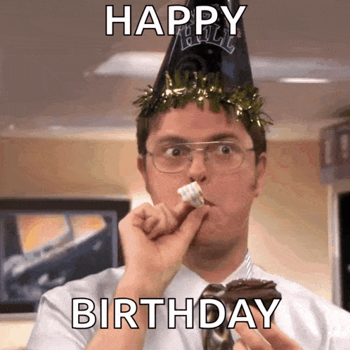 Happy Birthday Bon Anniversaire Gif GIF