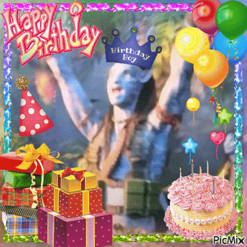 Happy Birthday Boy Wearing Crown GIF