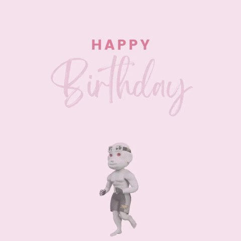 Happy Birthday Bro From Running Alien GIF