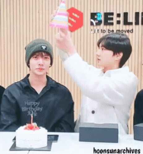 Happy Birthday Bro Heeseung And Jungwon GIF