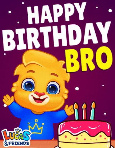 Happy Birthday Brother In Law Lucas And Friends GIF
