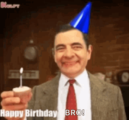 Happy Birthday Brother In Law Mr Bean GIF
