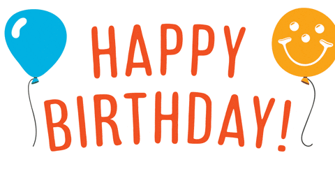 Happy Birthday Brother Meme Balloons Floating GIF