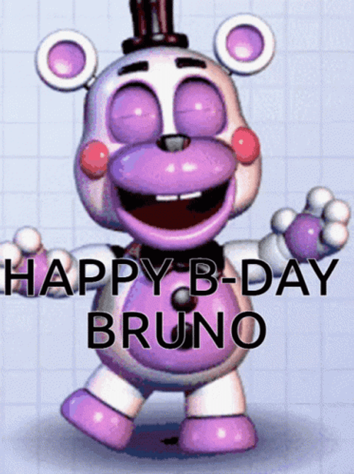Happy Birthday Bruno Five Nights At Freddys GIF