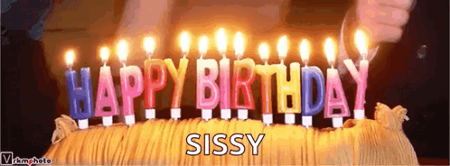 Happy Birthday Cake Sissy GIF