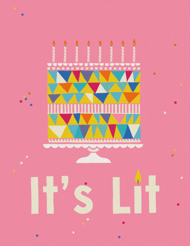 Happy Birthday Cake Surprise Horses It's Lit GIF