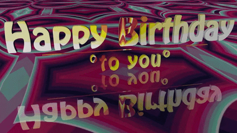 Happy Birthday Card Greeting Party GIF
