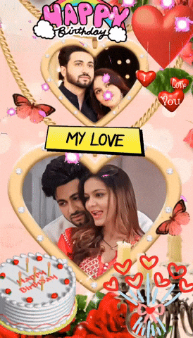 Happy Birthday Card With Couple