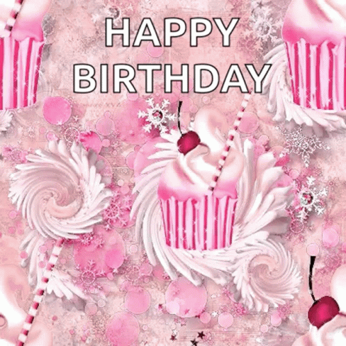 Happy Birthday Card With Girl
