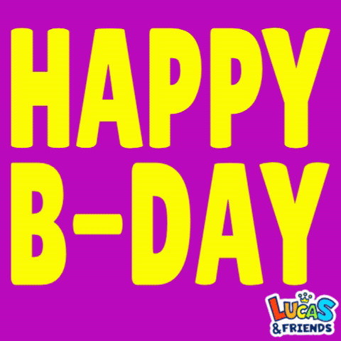 Happy Birthday Card with Lucas & Friends