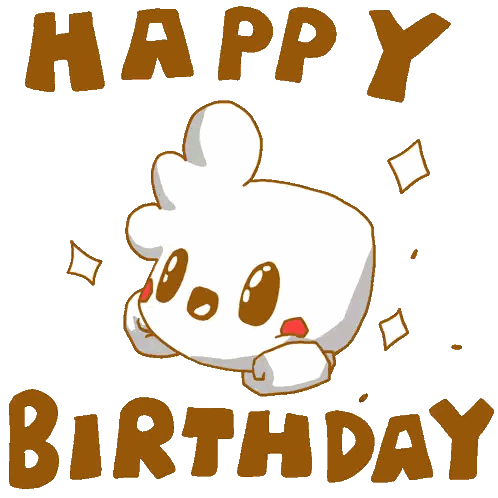 Happy Birthday Cartoon Character