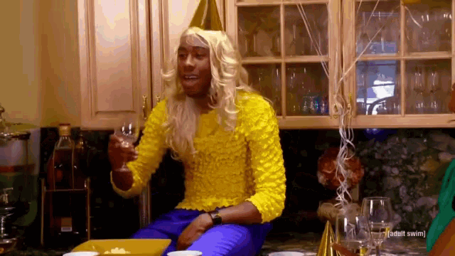 Happy Birthday Cheers Drinks Surprise Gift GIF