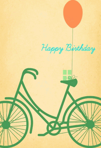 Happy Birthday Cycle Animation GIF