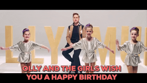 Happy Birthday Dance Olly Murs Girls GIF