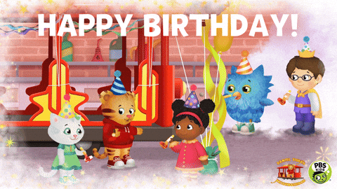 Happy Birthday Daniel Tigers Neighborhood Pbs Kids GIF